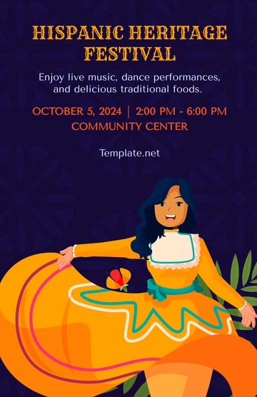 Free Hispanic Heritage Month Poster Template to Edit Online Free Hispanic Heritage Month Poster Template to Edit Online