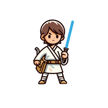Free Luke Skywalker Clipart to Edit Online