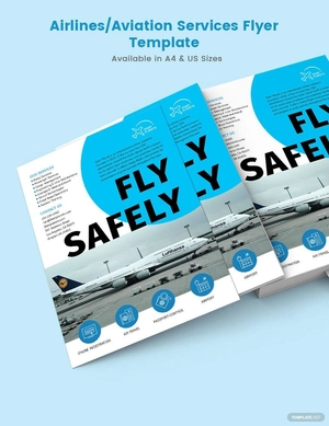 Airlines/Aviation Services Flyer Template