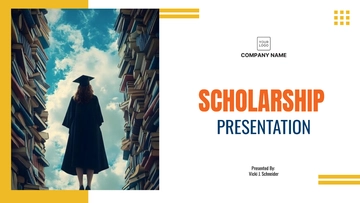 Free Scholarship Presentation Template to Edit Online