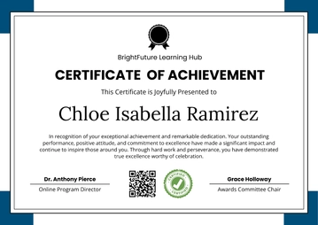 Free Colorful Online Certificate Template to Edit Online