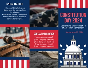 Free Constitution Day Brochure Template to Edit Online