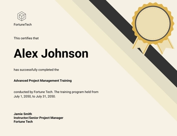 Free Editable Certificate Template to Edit Online