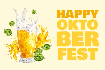 Free Oktoberfest Sign Template to Edit Online