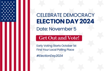 Free US Election Day Template to Edit Online