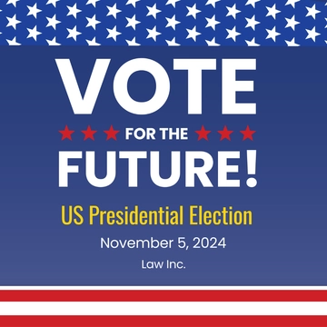 Free Presidential Election Template to Edit Online