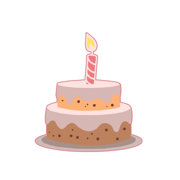 Free Happy Birthday Cake Clipart to Edit Online