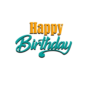 Free Transparent Happy Birthday Clipart to Edit Online