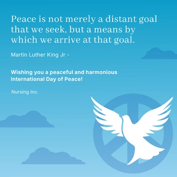 Free International Day of Peace Template to Edit Online