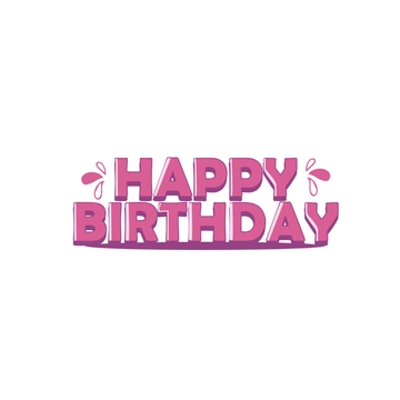Free 3D Happy Birthday Clipart to Edit Online