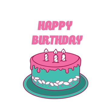Free Vintage Happy Birthday Clipart to Edit Online