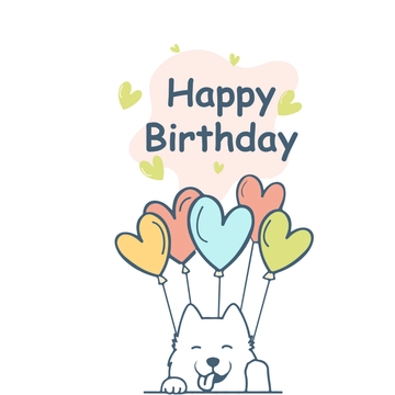 Free Cute Happy Birthday Clipart to Edit Online