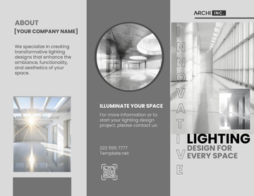 Free Architecture Clean Light Brochure Template to Edit Online