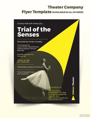 Theater Company Flyer Template