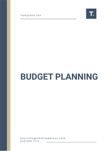 Free Budget Planning Template to Edit Online