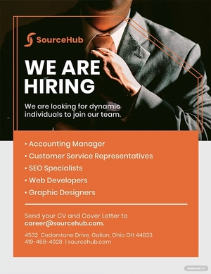 Sample Recruitment Flyer Template