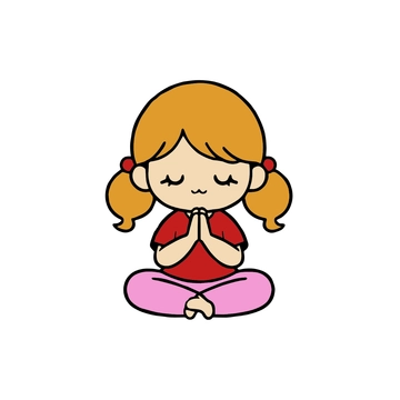 Free Child Praying Clipart to Edit Online