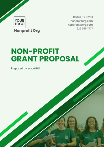 Free Non-Profit Grant Proposal Template to Edit Online