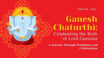 Free Ganesh Chaturthi Presentation Template to Edit Online