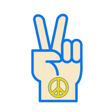 Free Peace Sign Symbol Template to Edit Online