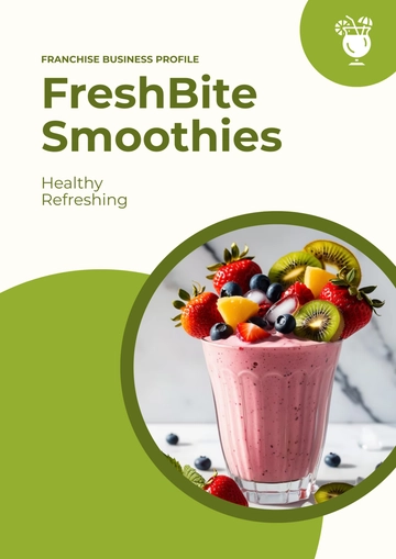 Free Franchise Business Profile Template to Edit Online