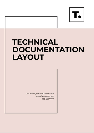 Free Technical Documentation Layout Template to Edit Online