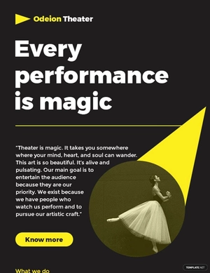 Theater Company Email Newsletter Template