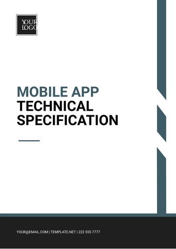 Free Mobile App Technical Specification Template to Edit Online