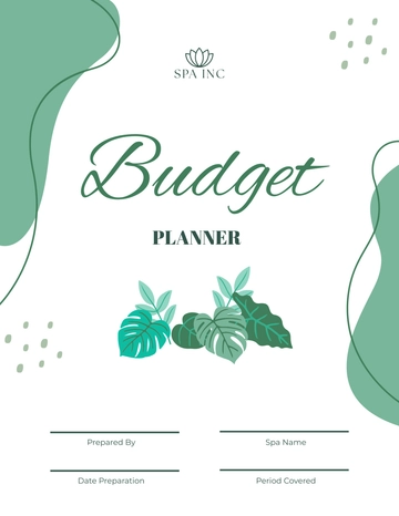 Free Spa Budget Planner Template to Edit Online