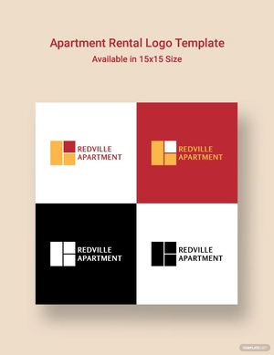 Apartment Rental Logo Template
