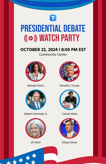 Free Presidential Campaign Template to Edit Online