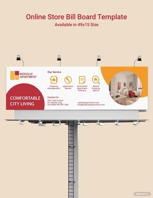 Apartment Rental Billboard Template