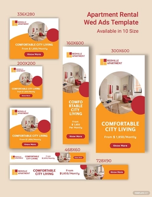 Apartment Rental Web Ads Template
