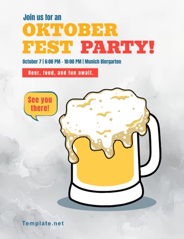 Free Oktoberfest Party Template to Edit Online