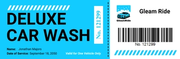 Free Car Wash Ticket Template to Edit Online Free Car Wash Ticket Template to Edit Online