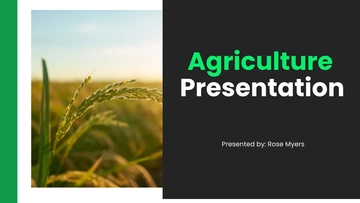 Free Agriculture Presentation Template to Edit Online