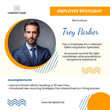Free Employee Spotlight Template to Edit Online