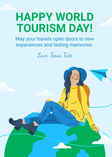 Free Happy World Tourism Day Template to Edit Online Free Happy World Tourism Day Template to Edit Online