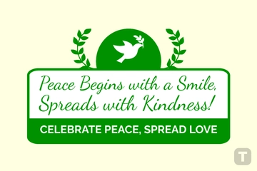 Free International Day of Peace Slogan Template to Edit Online