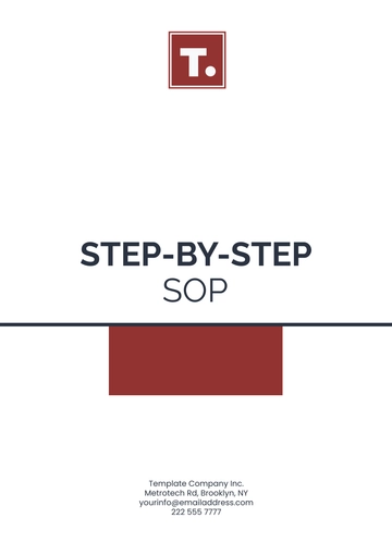 Free Sample Step-by-step SOP Template to Edit Online