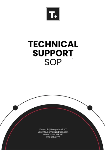 Free Technical Support SOP Template to Edit Online