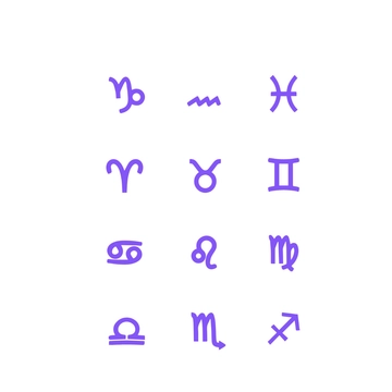 Free Simple Zodiac Clipart to Edit Online