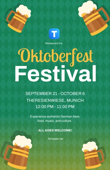 Free Oktoberfest Festival Template to Edit Online