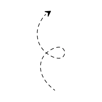 Free Dotted Arrow Clipart to Edit Online