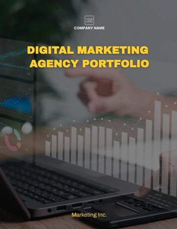 Free Digital Marketing Agency Portfolio Template to Edit Online