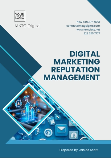 Free Digital Marketing Reputation Management Template to Edit Online