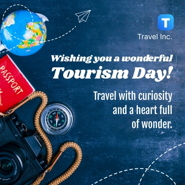 Free Tourism Day Template to Edit Online Free Tourism Day Template to Edit Online