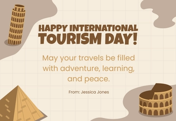 Free International Tourism Day Template to Edit Online Free International Tourism Day Template to Edit Online