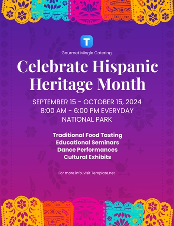 Free Celebrate Hispanic Heritage Month Template to Edit Online Free Celebrate Hispanic Heritage Month Template to Edit Online