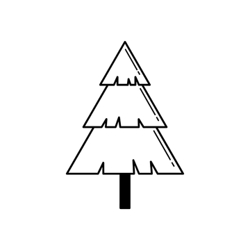 Free Black & White Tree Clipart to Edit Online